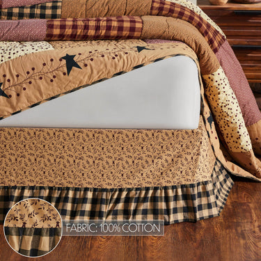 Pip Vinestar Ruffled King Bed Skirt 78x80x16 - The Fox Decor